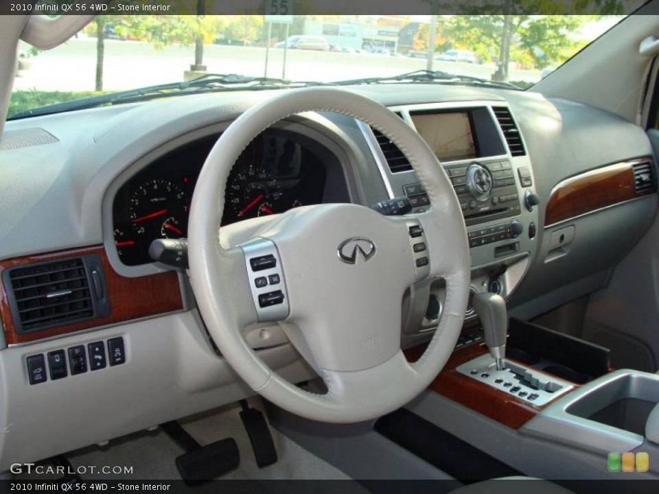 Stone Interior Dashboard for the 2010 Infiniti QX 56 4WD #38360254