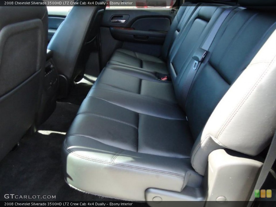 Ebony Interior Photo for the 2008 Chevrolet Silverado 3500HD LTZ Crew Cab 4x4 Dually #38360294