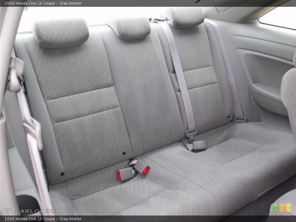 Gray Interior Photo for the 2009 Honda Civic LX Coupe #38360298