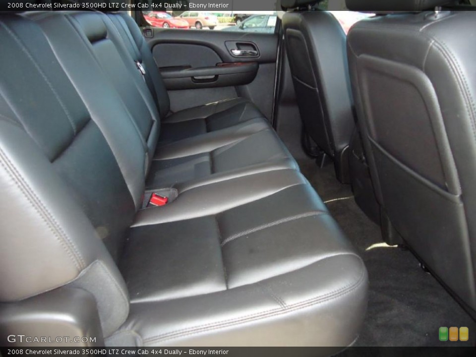 Ebony Interior Photo for the 2008 Chevrolet Silverado 3500HD LTZ Crew Cab 4x4 Dually #38360414