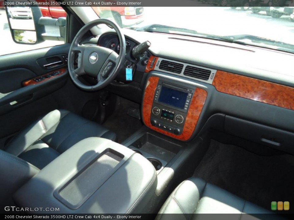 Ebony Interior Dashboard for the 2008 Chevrolet Silverado 3500HD LTZ Crew Cab 4x4 Dually #38360426