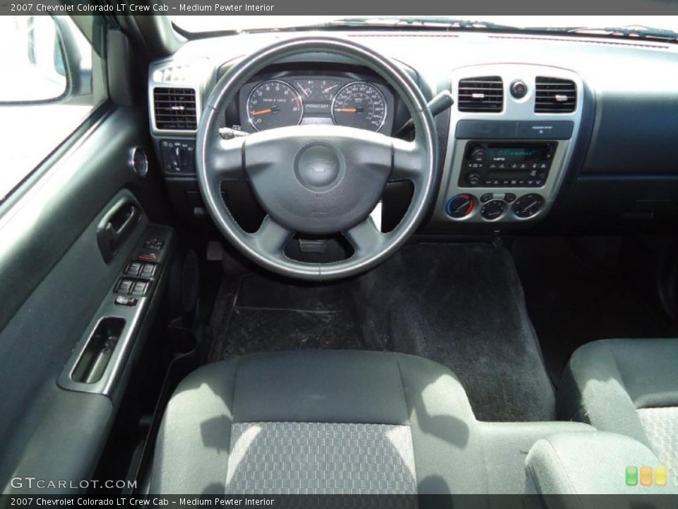 Medium Pewter Interior Dashboard for the 2007 Chevrolet Colorado LT Crew Cab #38360862