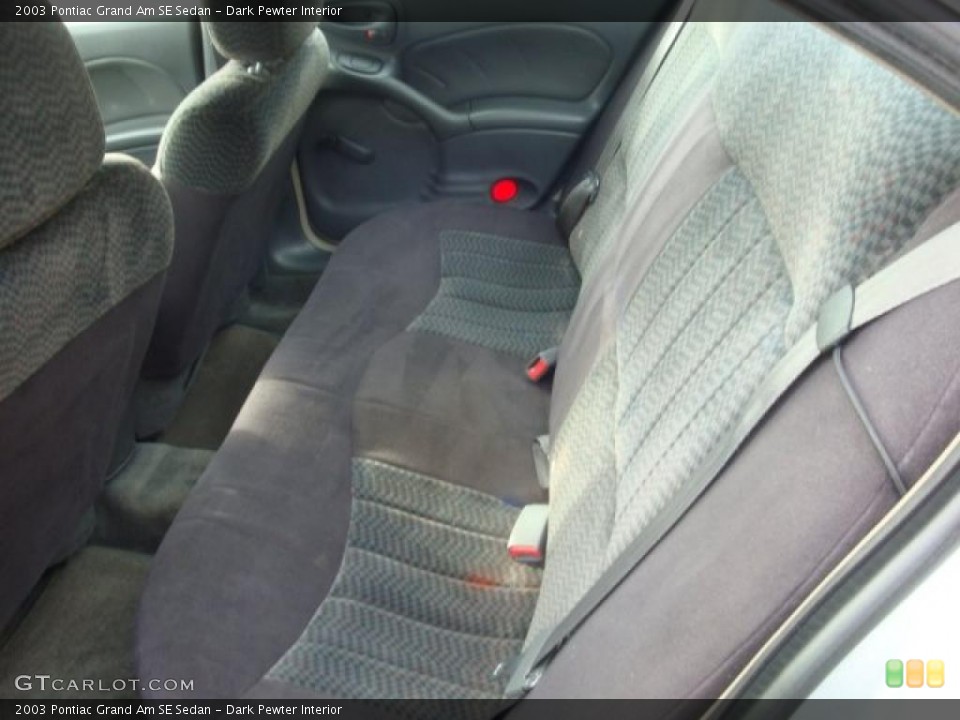 Dark Pewter Interior Photo for the 2003 Pontiac Grand Am SE Sedan #38360942