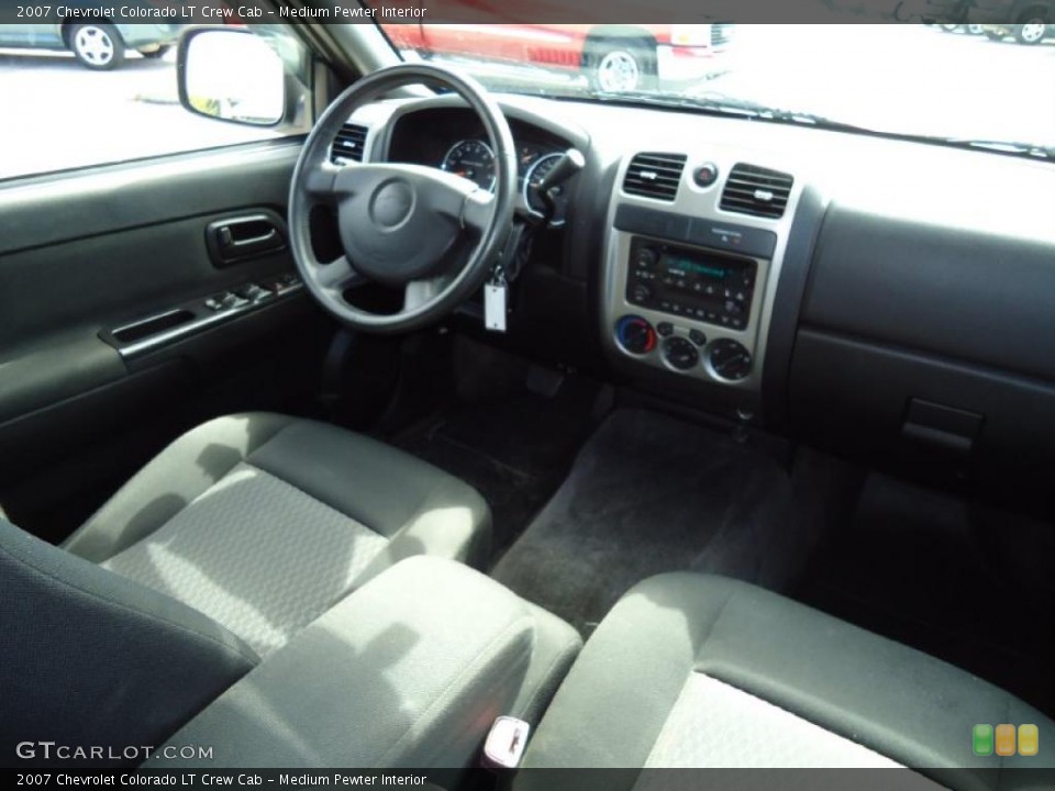 Medium Pewter Interior Dashboard for the 2007 Chevrolet Colorado LT Crew Cab #38360962