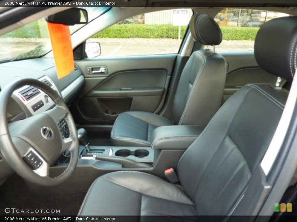Dark Charcoal Interior Prime Interior for the 2008 Mercury Milan V6 Premier AWD #38365322