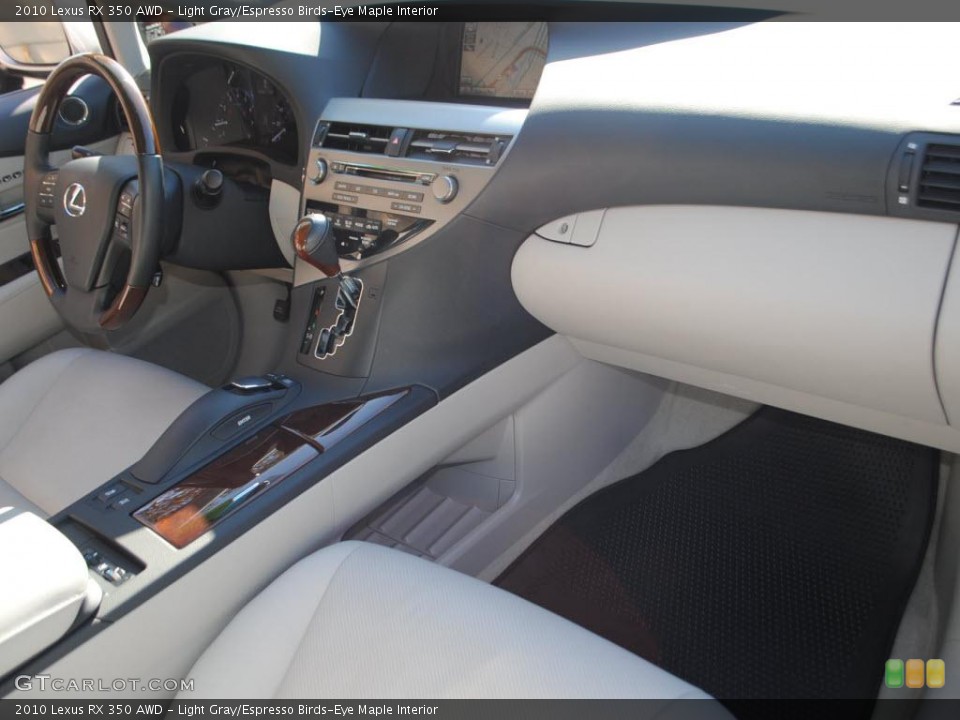 Light Gray/Espresso Birds-Eye Maple Interior Photo for the 2010 Lexus RX 350 AWD #38366946