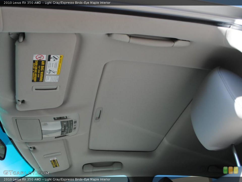 Light Gray/Espresso Birds-Eye Maple Interior Photo for the 2010 Lexus RX 350 AWD #38367046