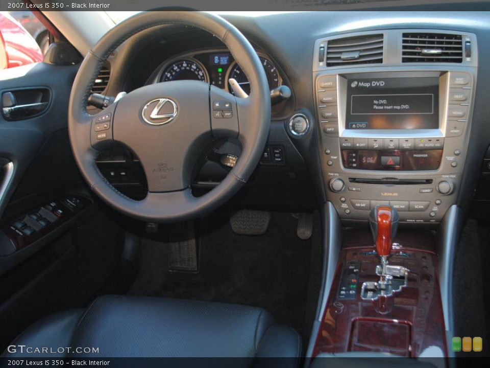 Black Interior Dashboard for the 2007 Lexus IS 350 #38367666