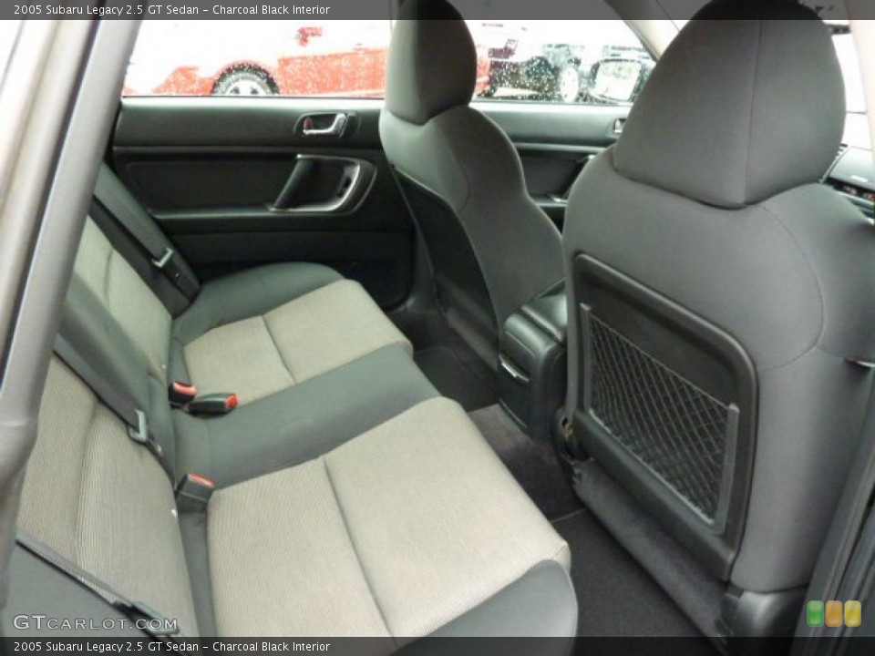 Charcoal Black Interior Photo for the 2005 Subaru Legacy 2.5 GT Sedan #38367786