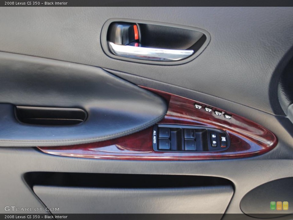 Black Interior Controls for the 2008 Lexus GS 350 #38368898