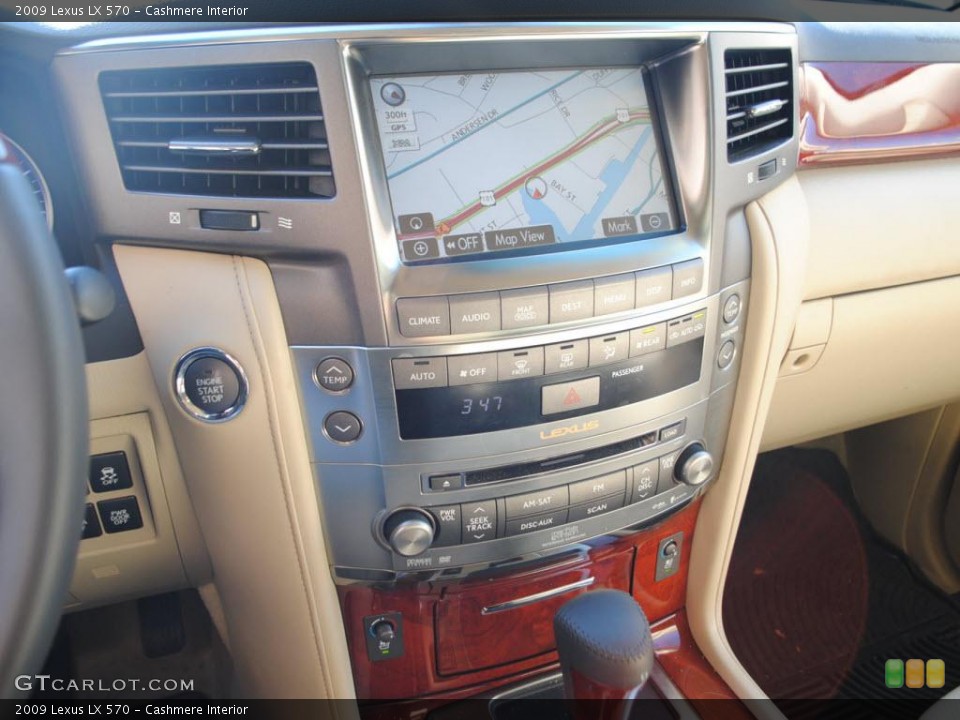 Cashmere Interior Navigation for the 2009 Lexus LX 570 #38369994