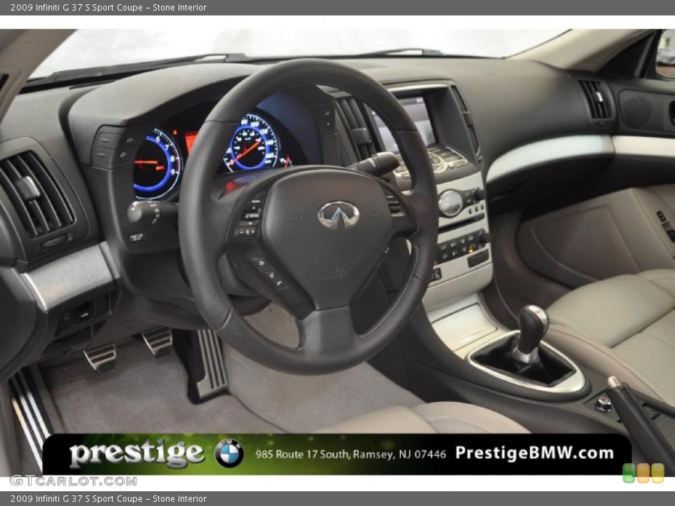 Stone Interior Photo for the 2009 Infiniti G 37 S Sport Coupe #38371002