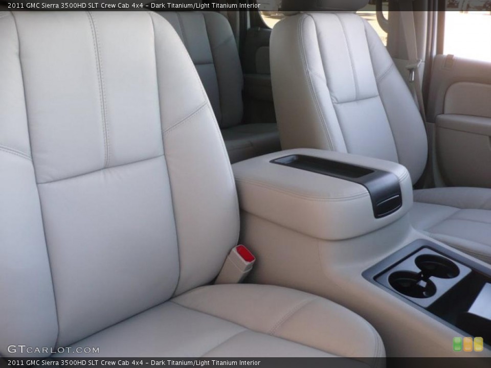 Dark Titanium/Light Titanium Interior Photo for the 2011 GMC Sierra 3500HD SLT Crew Cab 4x4 #38373602