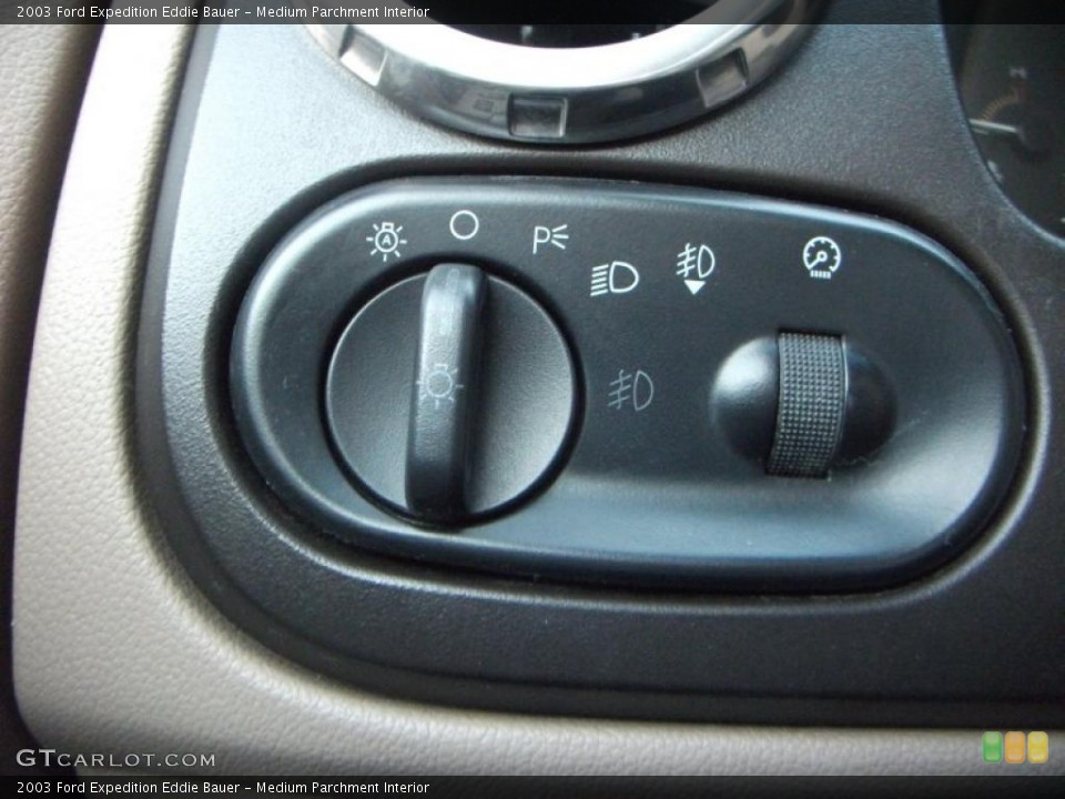 Medium Parchment Interior Controls for the 2003 Ford Expedition Eddie Bauer #38374210