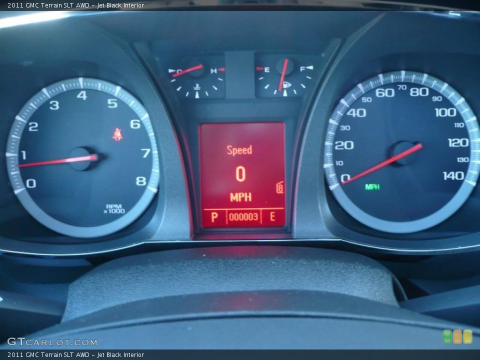 Jet Black Interior Gauges for the 2011 GMC Terrain SLT AWD #38374498