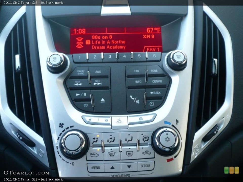 Jet Black Interior Controls for the 2011 GMC Terrain SLE #38374602