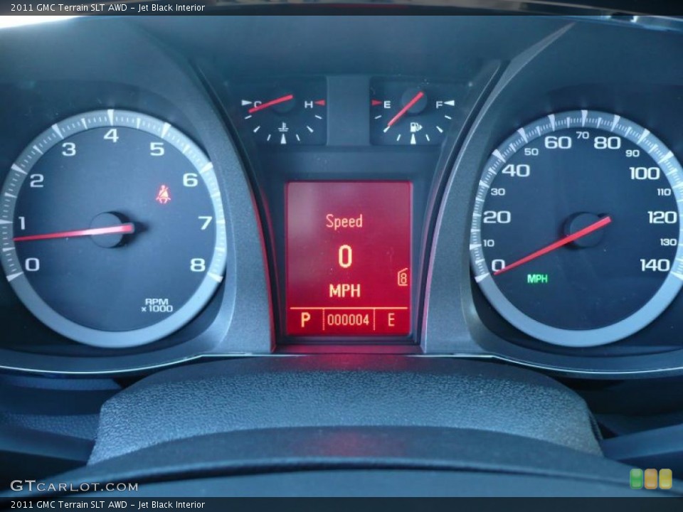 Jet Black Interior Gauges for the 2011 GMC Terrain SLT AWD #38374950