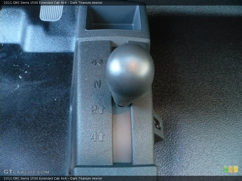 Dark Titanium Interior Controls for the 2011 GMC Sierra 1500 Extended Cab 4x4 #38375086