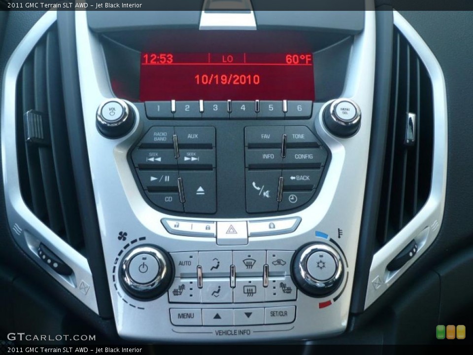 Jet Black Interior Controls for the 2011 GMC Terrain SLT AWD #38375986