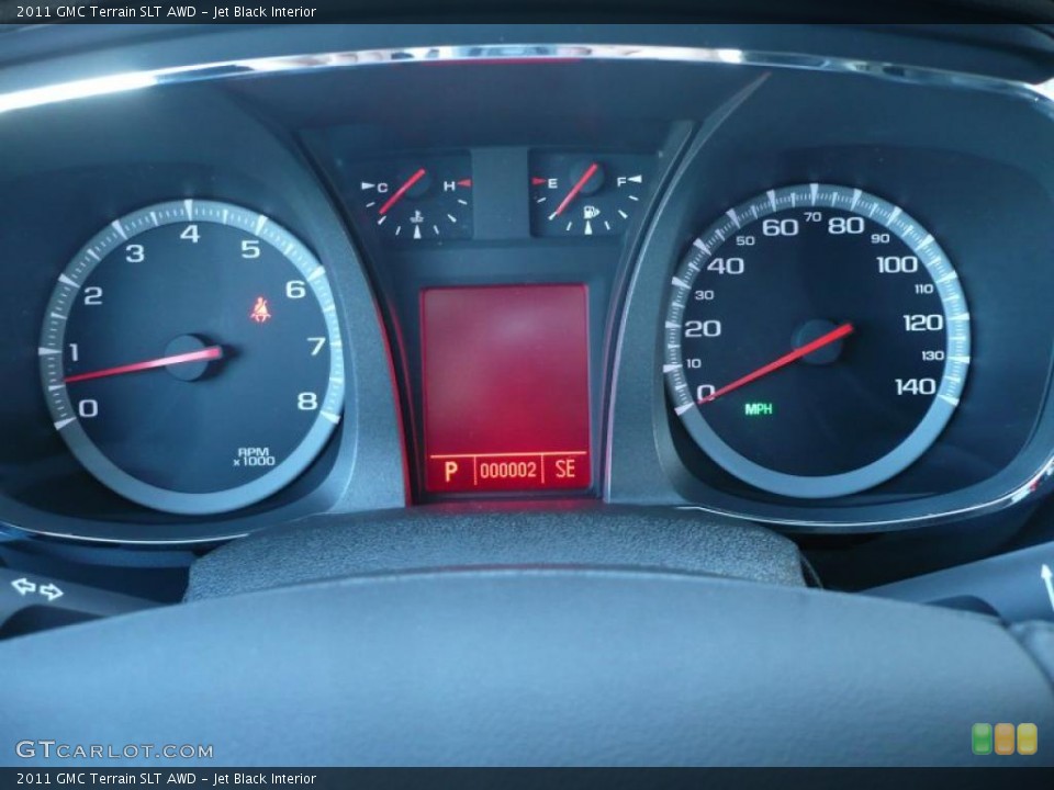 Jet Black Interior Gauges for the 2011 GMC Terrain SLT AWD #38376034