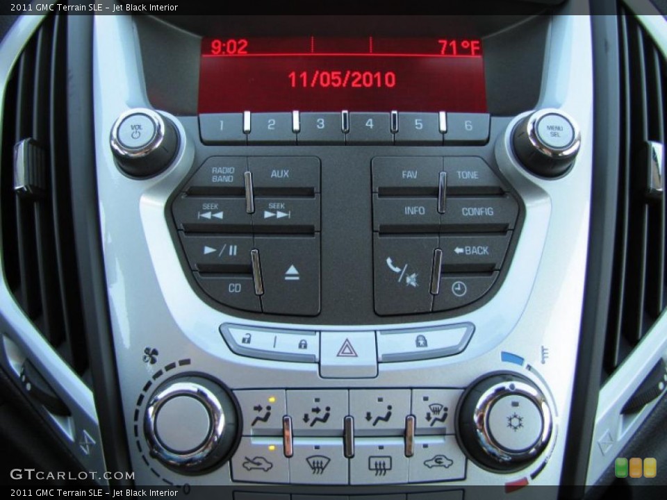 Jet Black Interior Controls for the 2011 GMC Terrain SLE #38376158