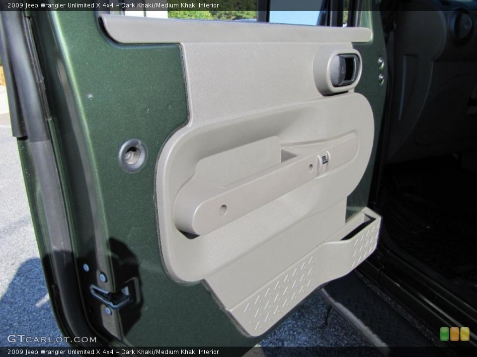 Dark Khaki/Medium Khaki Interior Photo for the 2009 Jeep Wrangler Unlimited X 4x4 #38376410