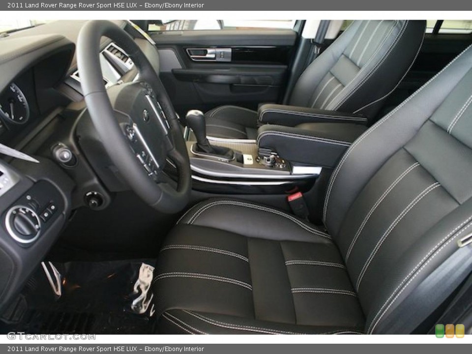 Ebony/Ebony Interior Photo for the 2011 Land Rover Range Rover Sport HSE LUX #38376490