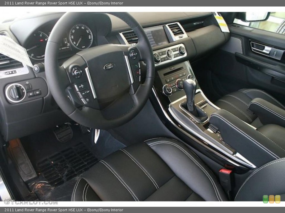 Ebony/Ebony Interior Dashboard for the 2011 Land Rover Range Rover Sport HSE LUX #38376598