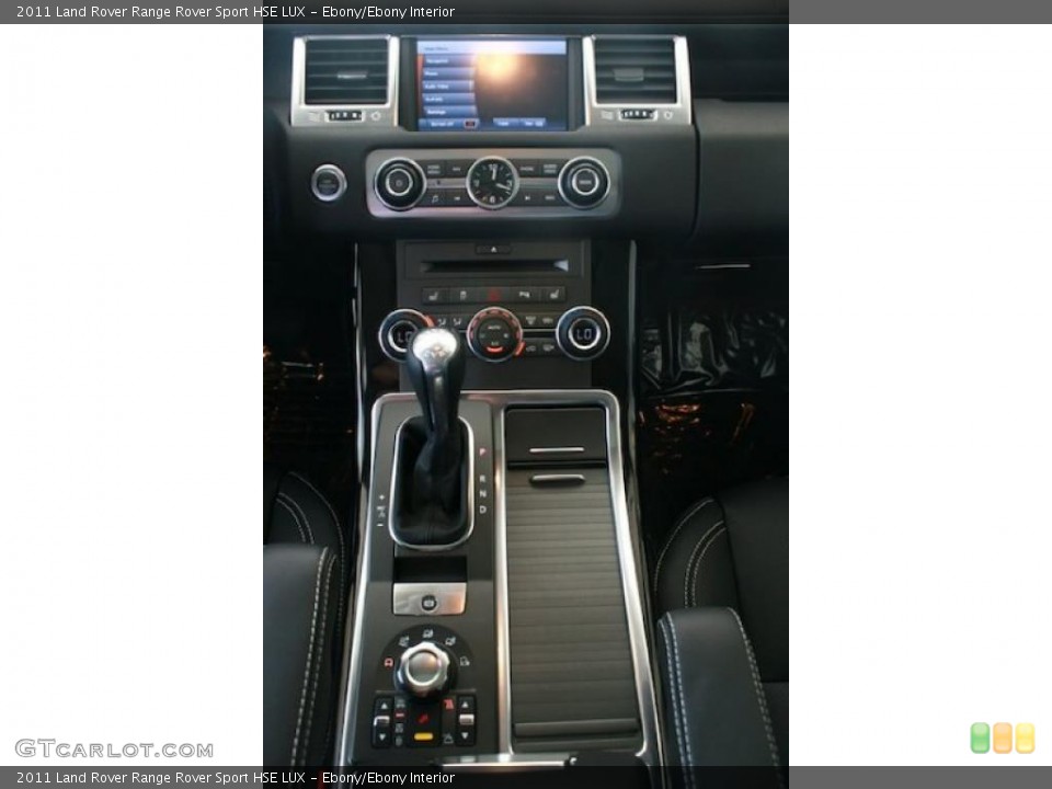 Ebony/Ebony Interior Controls for the 2011 Land Rover Range Rover Sport HSE LUX #38376634