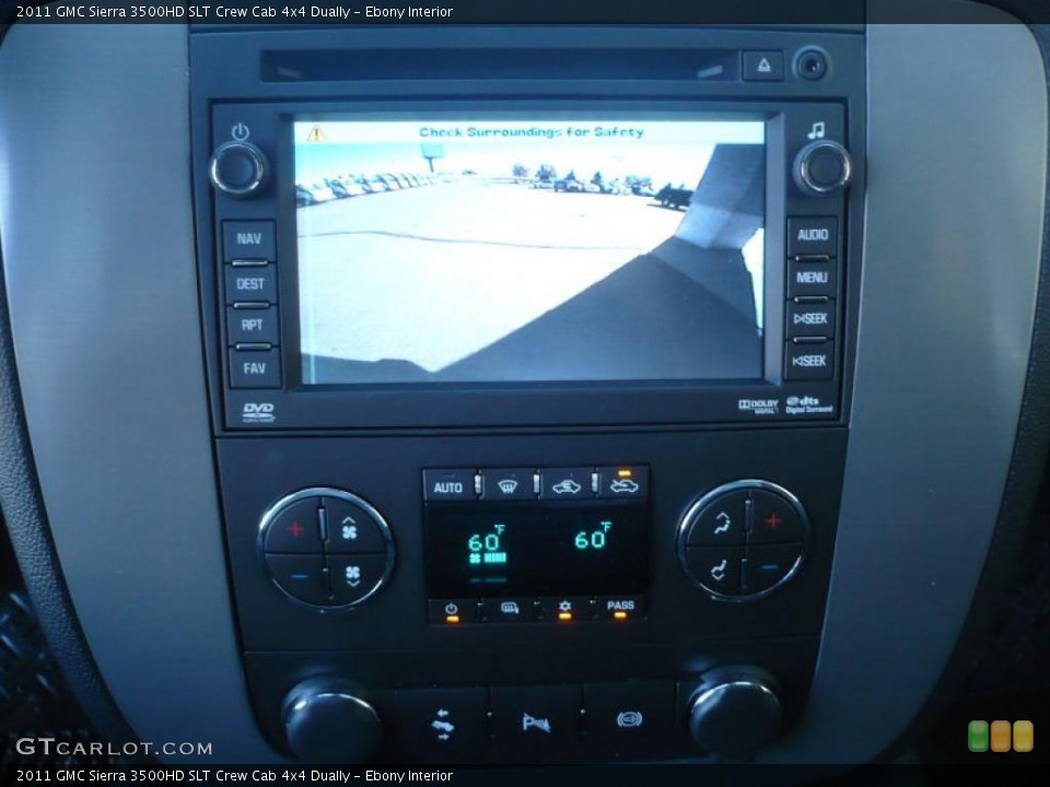 Ebony Interior Controls for the 2011 GMC Sierra 3500HD SLT Crew Cab 4x4 Dually #38376642
