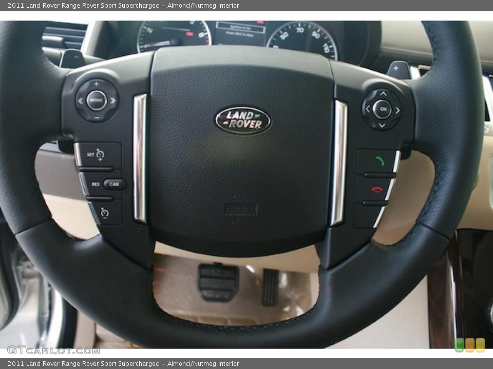 Almond/Nutmeg Interior Steering Wheel for the 2011 Land Rover Range Rover Sport Supercharged #38377110