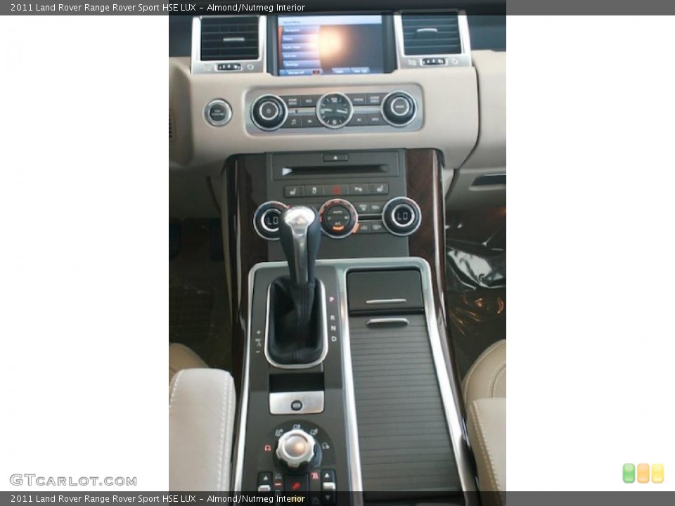 Almond/Nutmeg Interior Controls for the 2011 Land Rover Range Rover Sport HSE LUX #38377762