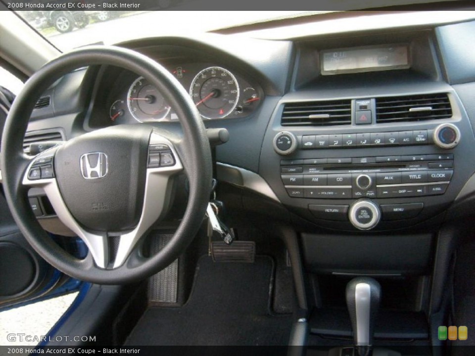 Black Interior Dashboard for the 2008 Honda Accord EX Coupe #38377867