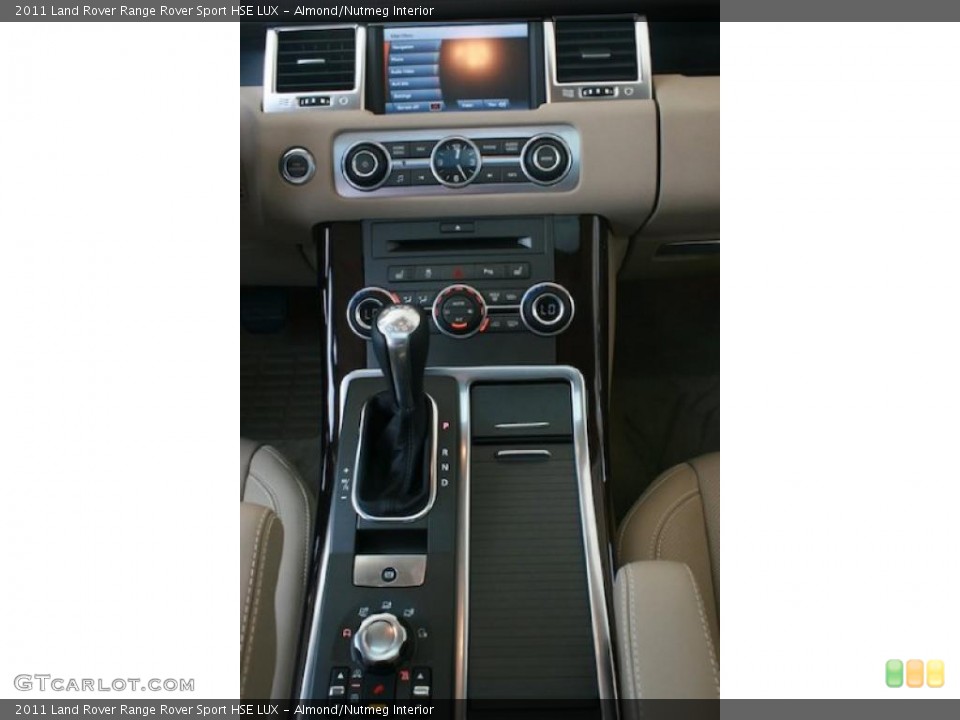 Almond/Nutmeg Interior Controls for the 2011 Land Rover Range Rover Sport HSE LUX #38378055