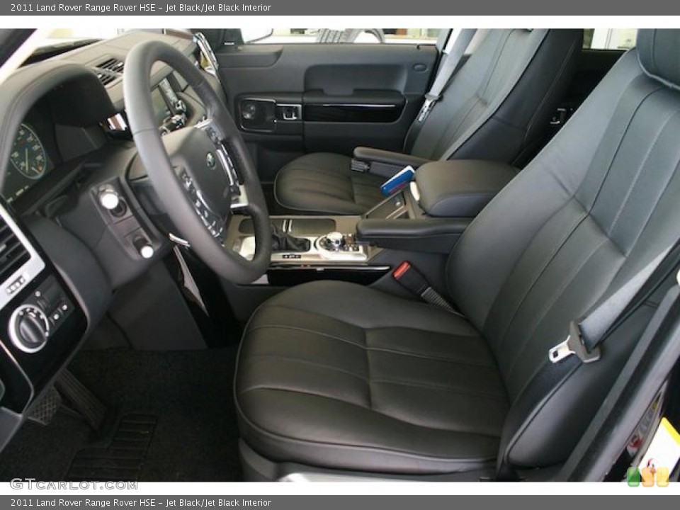 Jet Black/Jet Black Interior Photo for the 2011 Land Rover Range Rover HSE #38378191