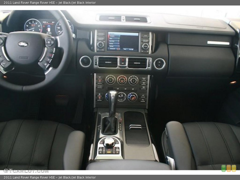 Jet Black/Jet Black Interior Dashboard for the 2011 Land Rover Range Rover HSE #38378215
