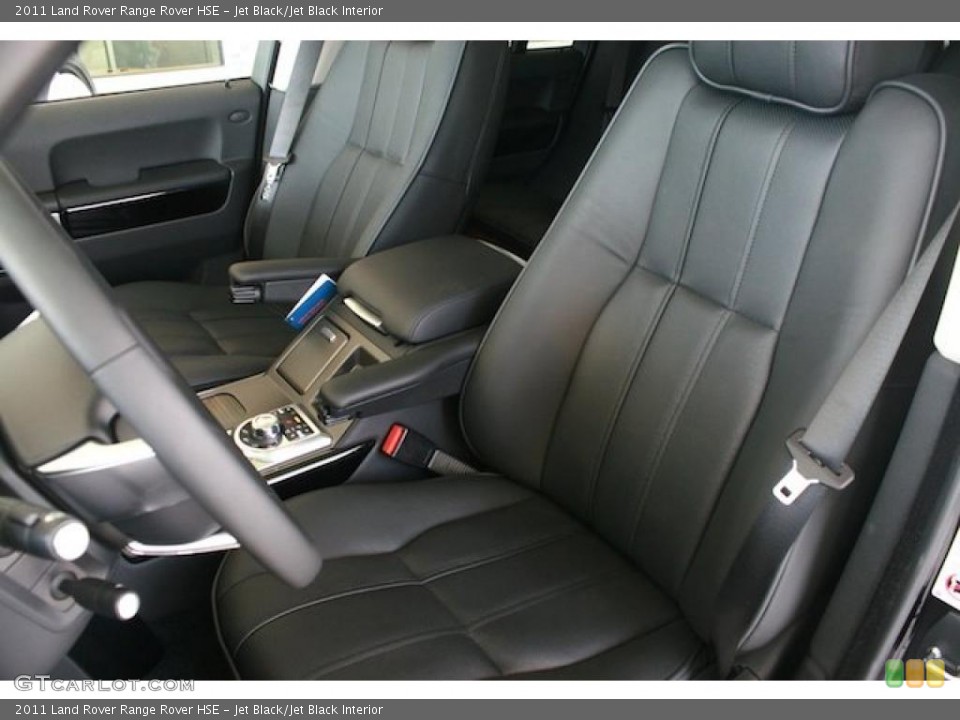 Jet Black/Jet Black Interior Photo for the 2011 Land Rover Range Rover HSE #38378323