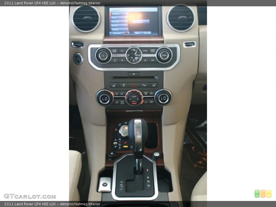 Almond/Nutmeg Interior Controls for the 2011 Land Rover LR4 HSE LUX #38378615