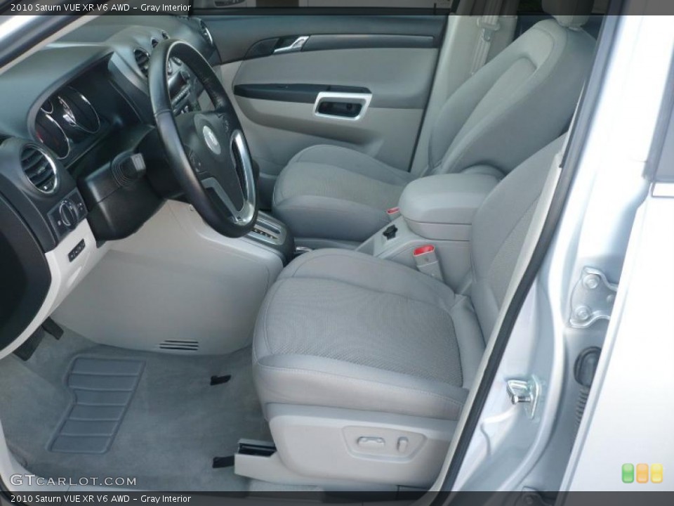 Gray Interior Prime Interior for the 2010 Saturn VUE XR V6 AWD #38378627