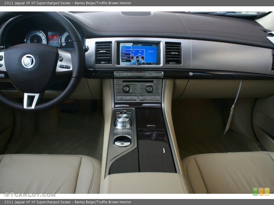 Barley Beige/Truffle Brown Interior Dashboard for the 2011 Jaguar XF XF Supercharged Sedan #38378815