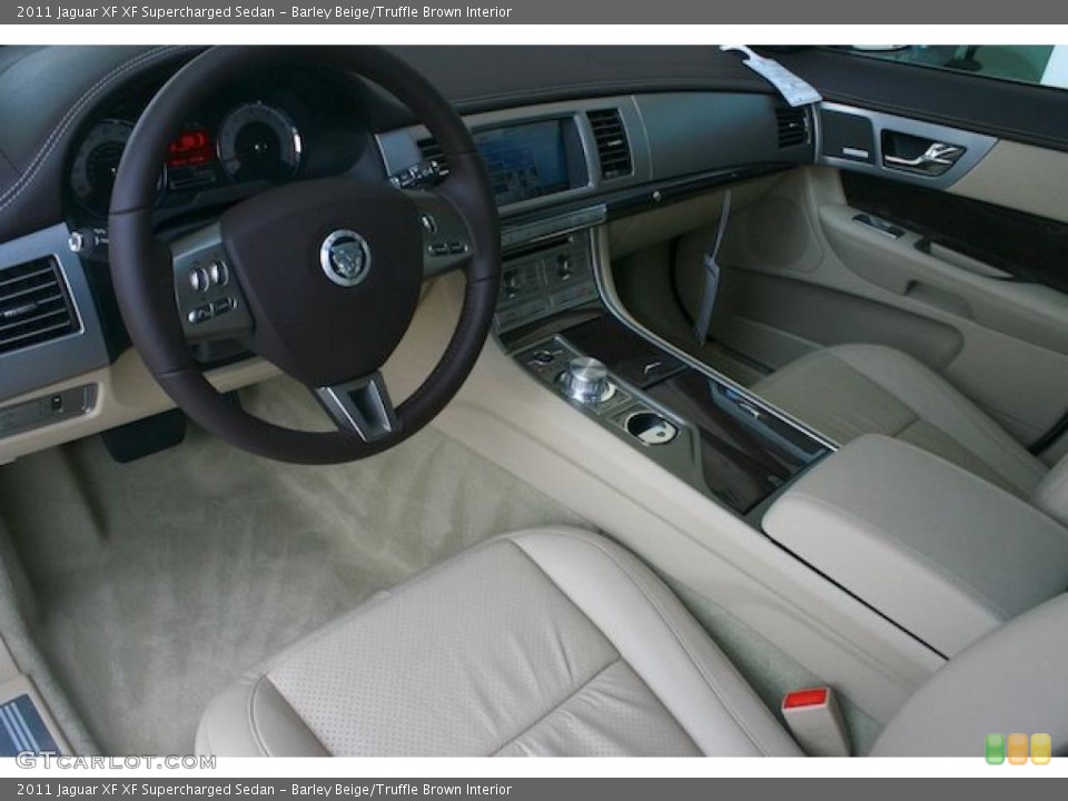 Barley Beige/Truffle Brown Interior Dashboard for the 2011 Jaguar XF XF Supercharged Sedan #38378923
