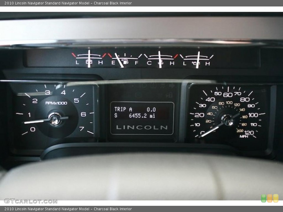 Charcoal Black Interior Gauges for the 2010 Lincoln Navigator  #38379691