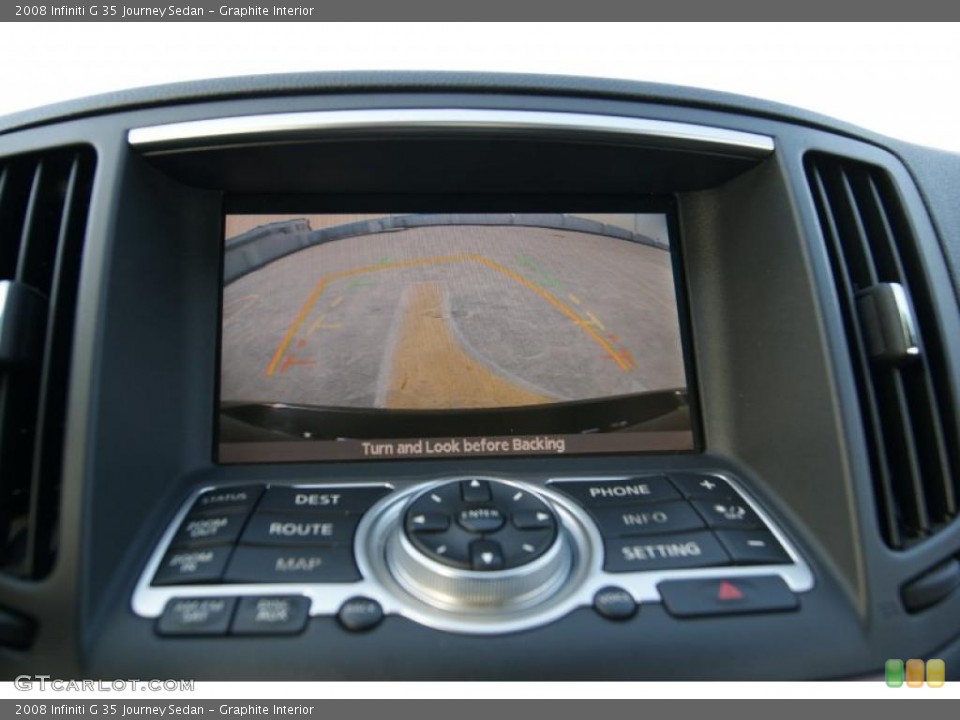 Graphite Interior Navigation for the 2008 Infiniti G 35 Journey Sedan #38379839