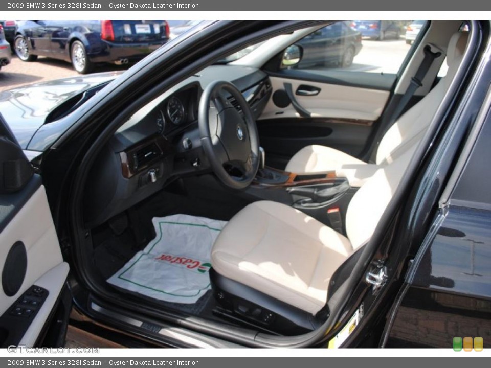 Oyster Dakota Leather Interior Prime Interior for the 2009 BMW 3 Series 328i Sedan #38380351