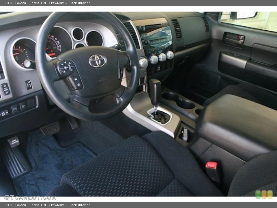 Black Interior Prime Interior for the 2010 Toyota Tundra TRD CrewMax #38380859