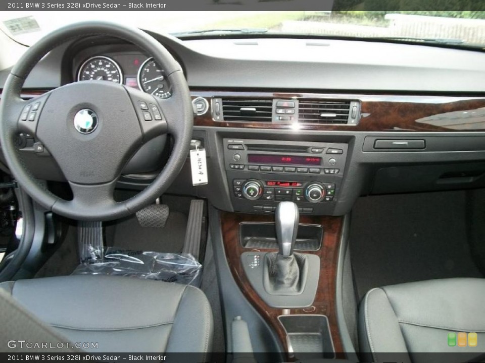 Black Interior Dashboard for the 2011 BMW 3 Series 328i xDrive Sedan #38380954