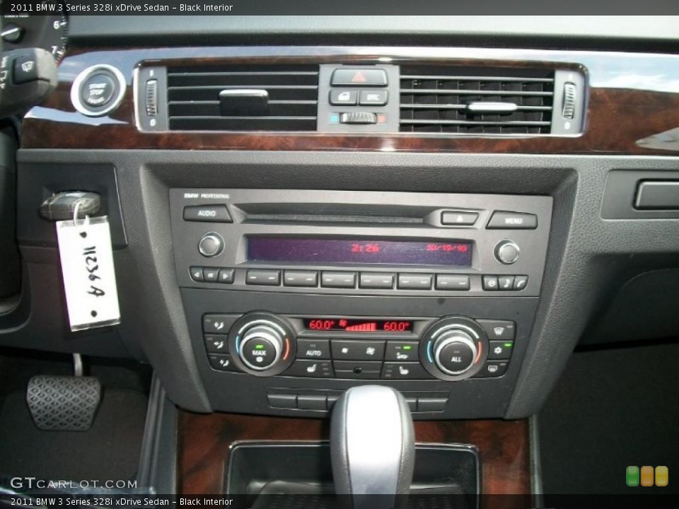 Black Interior Controls for the 2011 BMW 3 Series 328i xDrive Sedan #38381058