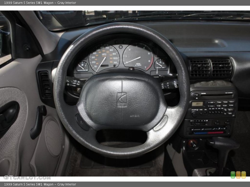 Gray Interior Steering Wheel for the 1999 Saturn S Series SW1 Wagon #38381134