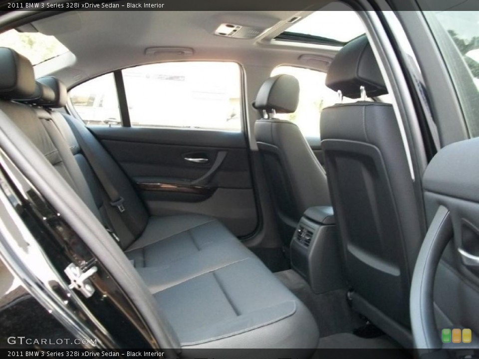 Black Interior Photo for the 2011 BMW 3 Series 328i xDrive Sedan #38381150