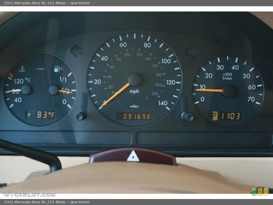 Java Interior Gauges for the 2001 Mercedes-Benz ML 320 4Matic #38381786